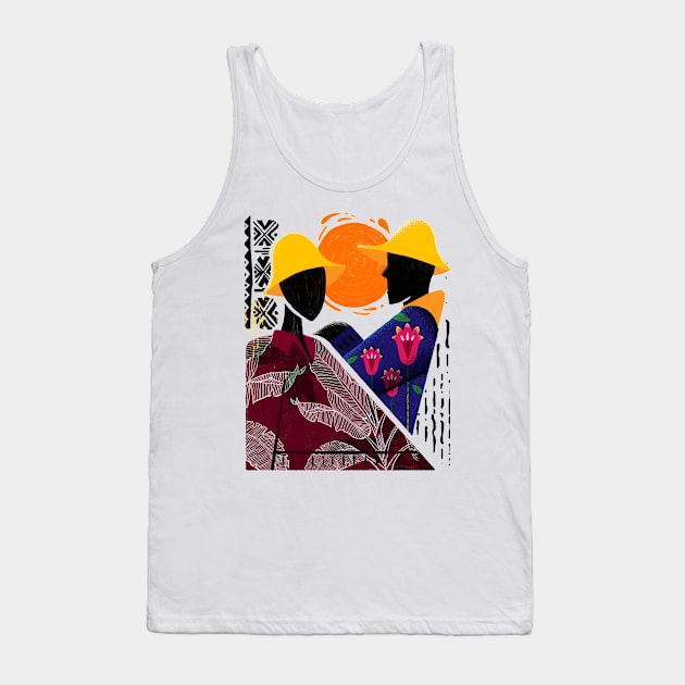 AfroTwins Tank Top by IAN NJUGUNA